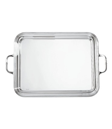 "Contour" rectangular tray with handles