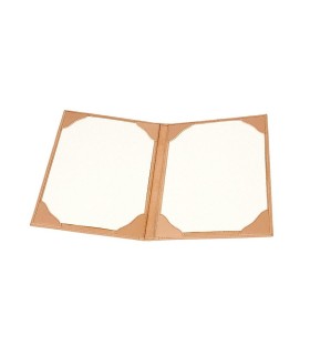 Leather menu folder