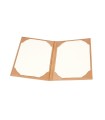 Leather menu folder