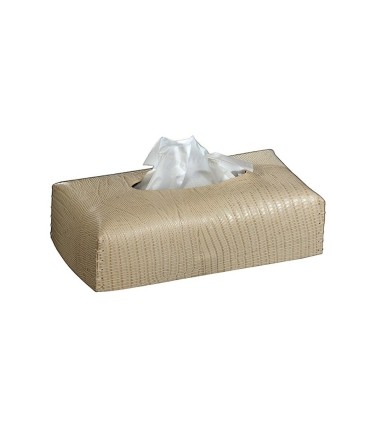 Tissue leather box