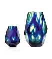 Blue effect vases