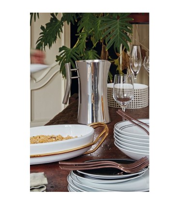 "Bamboo" Water pitcher with ice guard