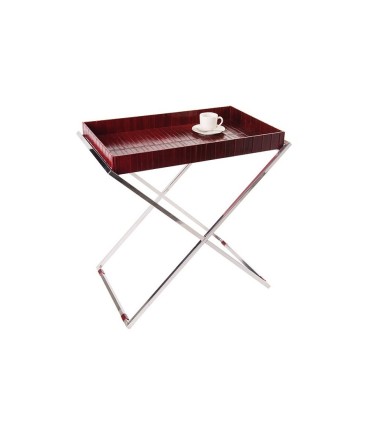 Tray with scissors style base