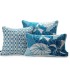Pochoir Lagon Cushion Cover