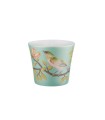 Paradis candle holder with scented candle, turquoise by Raynaud