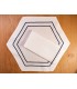 Hexagonal dinner set