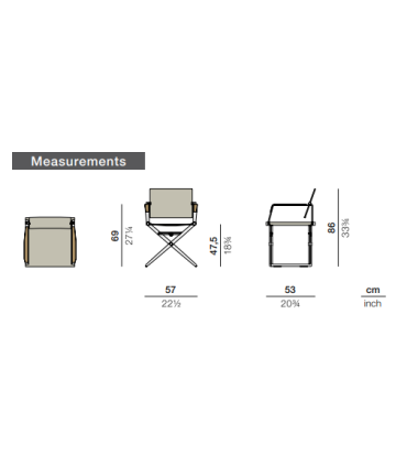 SEA X Chair model armchairs
