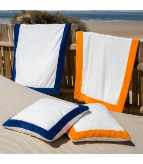 Portofino beach towel & cushion by Abyss