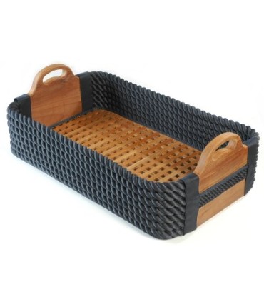 Shoes basket marine rope