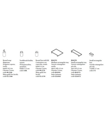 Poseidon leather vanity set