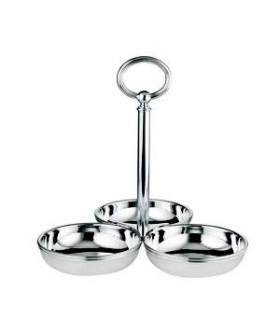 Snack server 3 small cup