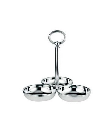 Snack server 3 small cup