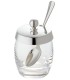 Jam/mustard pot with spoon by Ercuis