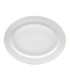 "Infini White" oval platter, large