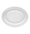 "Infini White" oval platter, large