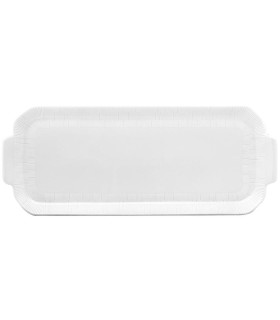 "Infini White" rectangular cake platter