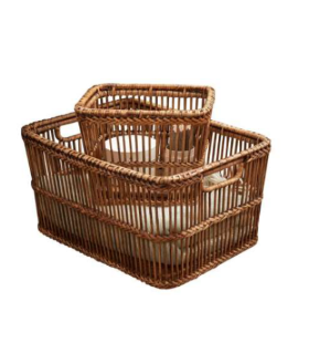 "Ventilated" Rattan Basket