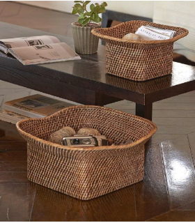"Topi" Basket Rattan