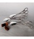 "Fiddle" pastry tongs