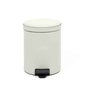 Round pedal bin