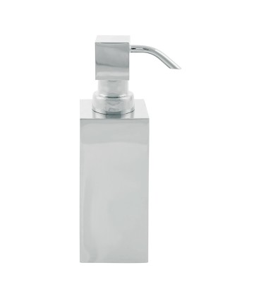 Cube metal soap dispenser