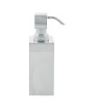 Cube metal soap dispenser