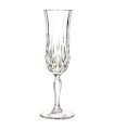 Engraved champagne glass - set of 6