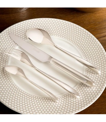 "Mood" 24-piece silverplated cutlery set in egg case by Christofle