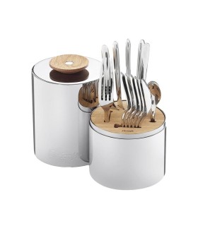 "Essentiel" cutlery set in design box by Christofle