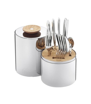 "Essentiel" cutlery set in design box by Christofle