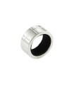 "Graphik" wine drop ring by Christofle