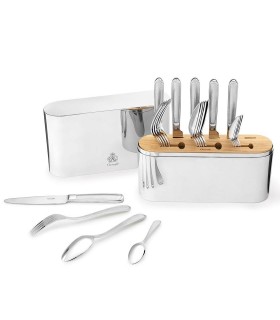 "Concorde" cutlery box by Christofle