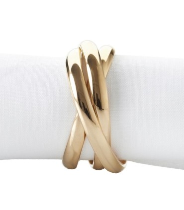 "Three-Ring" napkin rings set