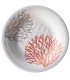 MELAMINE TABLEWARE FLAT CORAL (6 PCS)