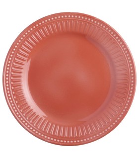 MELAMINE TABLEWARE DESSERT SERENITY CORAL (6 PCS)