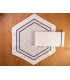 Hexagonal dinner set