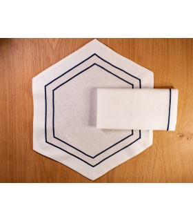 Hexagonal dinner set