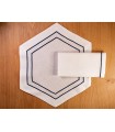 Hexagonal dinner set