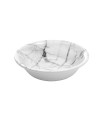 "Moreschina" melamine salad/cereal bowl, white