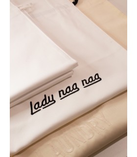 Satin laundry bag