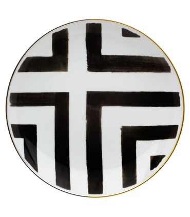 "Sol Y Sombra" dinner plate