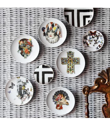 "Sol Y Sombra" dinner plate