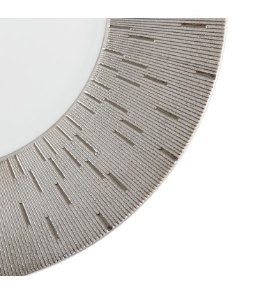 "Infini Platinum" dessert plate