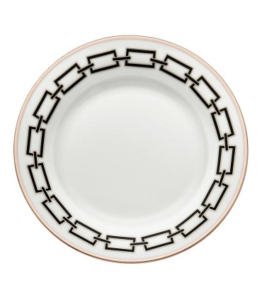 "Catene Nero" dinner plate
