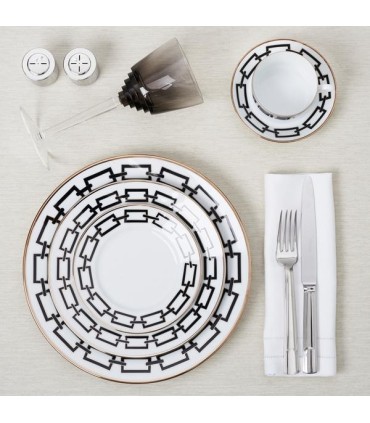 "Catene Nero" dessert plate