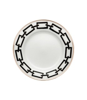 "Catene Nero" bread & butter plate