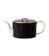 Arris Charcoal teapot, black