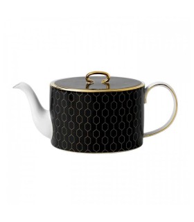 Arris Charcoal teapot, black