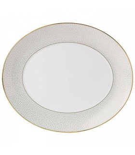 Arris oval platter 33 cm