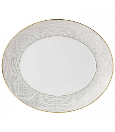 Arris oval platter 33 cm
